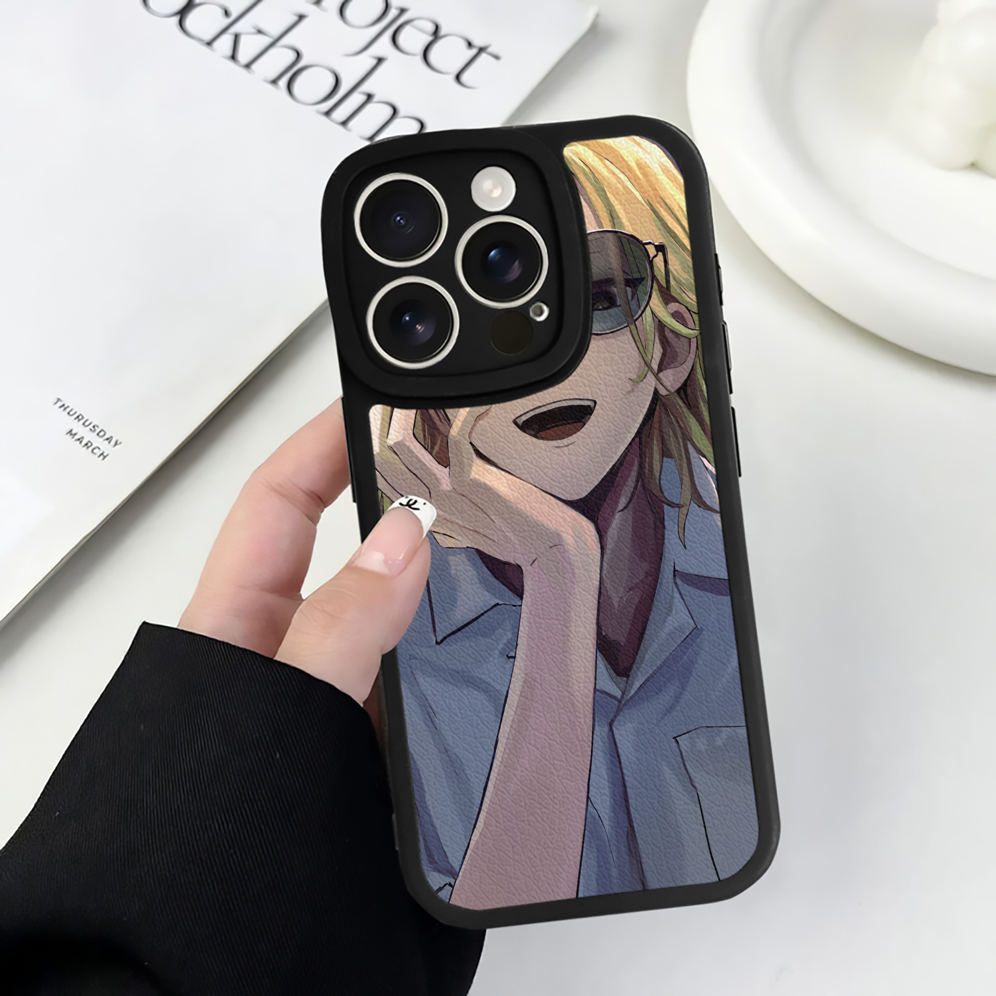（画像用） 東京リベンジャーズ Tokyo Revengers 【iPhone 16シリーズ対応】シリコンスマホケース（レザー調） 材質：シリコン
